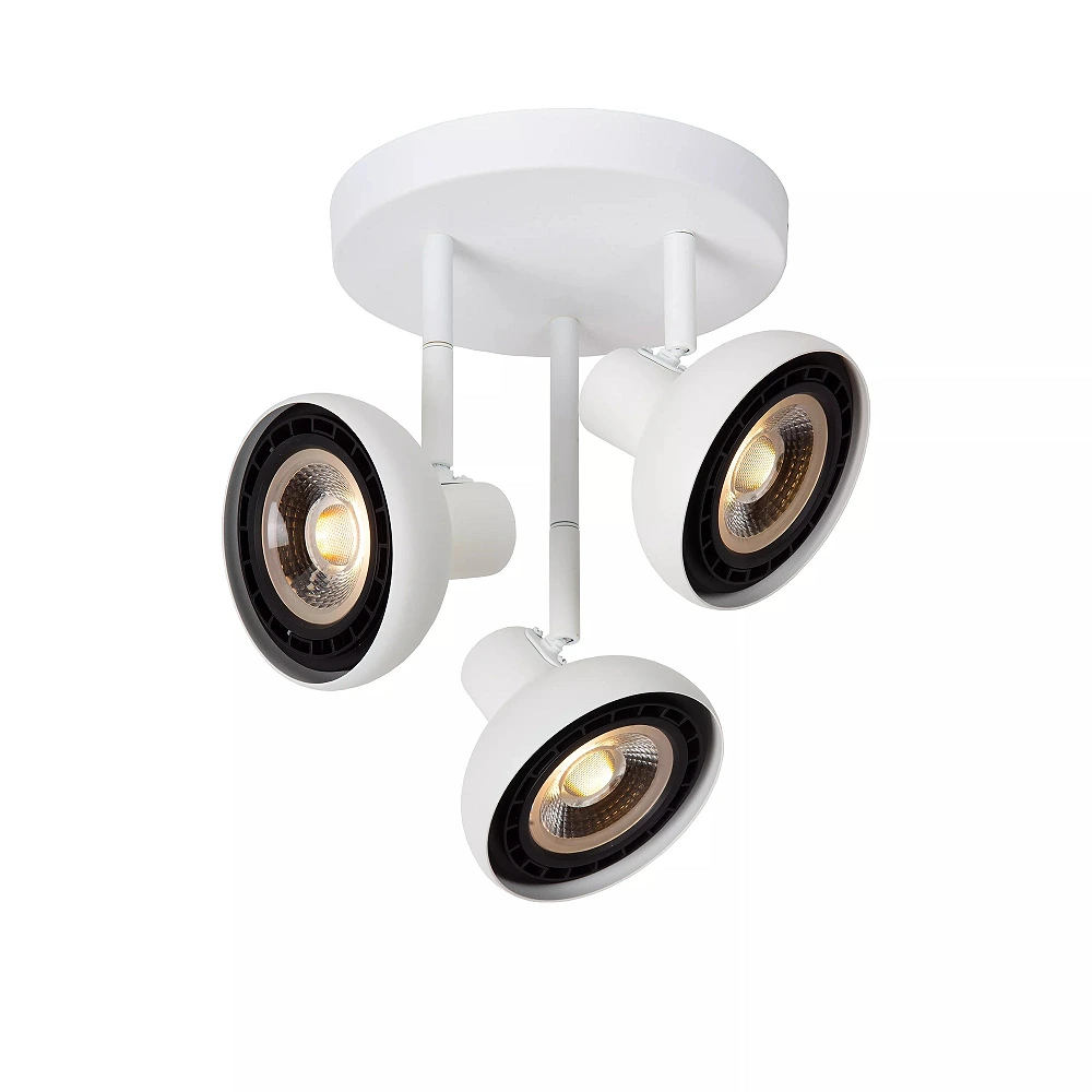 SENSAS griestu prožektors Ø25,8 cm 3x12W balta (Lucide)