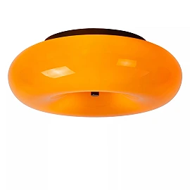 SENTINO flush ceiling light G9 orange (Lucide)