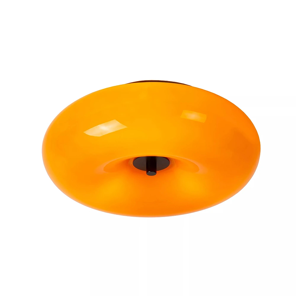SENTINO flush ceiling light G9 orange (Lucide)