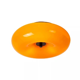 SENTINO flush ceiling light G9 orange (Lucide)