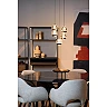 SENTUBAL pendant light Ø35 cm LED 5 x 5.2 W 2700K black (Lucide)