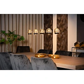 SENTUBAL piekaramā lampa 95 cm LED 5 x 5,3 W 2700K melna (Lucide)