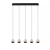 SENTUBAL piekaramā lampa 95 cm LED 5 x 5,3 W 2700K melna (Lucide)