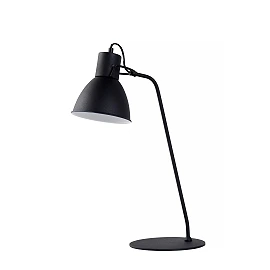 SHADI desk lamp Ø20 cm 1 x 40 W E14 black (Lucide)