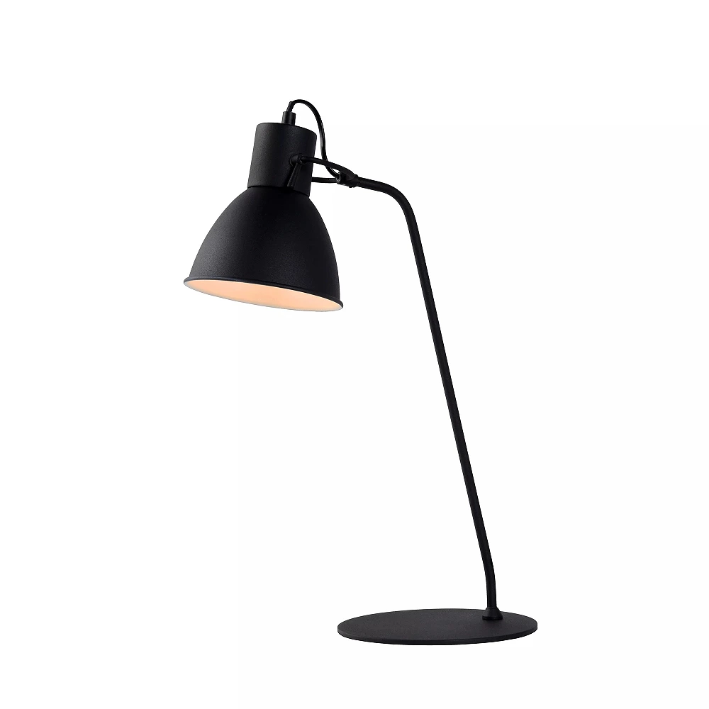 SHADI desk lamp Ø20 cm 1 x 40 W E14 black (Lucide)