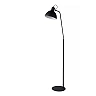 SHADI floor reading lamp 1 x 60 W E27 black (Lucide)