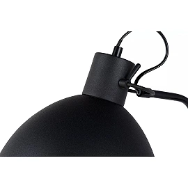 SHADI floor reading lamp 1 x 60 W E27 black (Lucide)