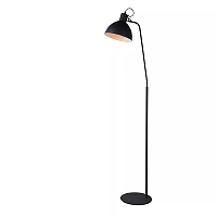 SHADI floor reading lamp 1 x 60 W E27 black (Lucide)