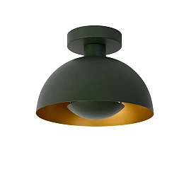 SIEMON flush ceiling light Ø 25 cm 1xE27 green (Lucide)