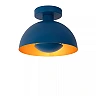 SIEMON flush ceiling light Ø 25 cm 1xE27 blue (Lucide)