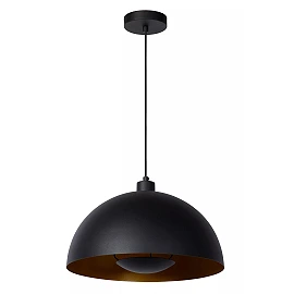 SIEMON pendant light Ø 40 cm 1xE27 black (Lucide)