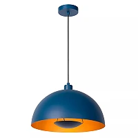 SIEMON pendant light Ø 40 cm 1xE27 blue (Lucide)