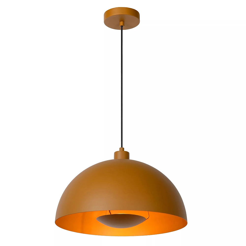 SIEMON pendant light Ø 40 cm 1xE27 ocher yellow (Lucide)