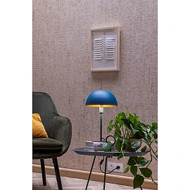 SIEMON table lamp Ø 25 cm 1xE14 blue (Lucide)