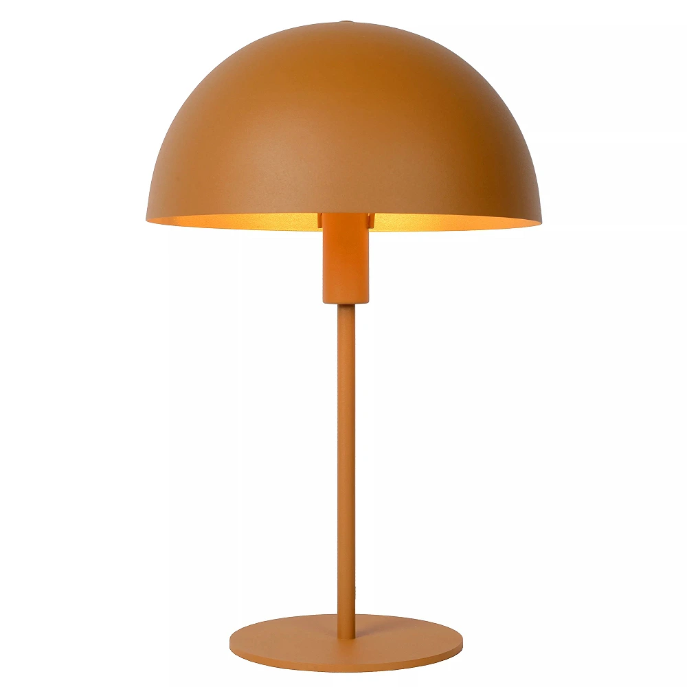 SIEMON table lamp Ø 25 cm 1xE14 ocher yellow (Lucide)