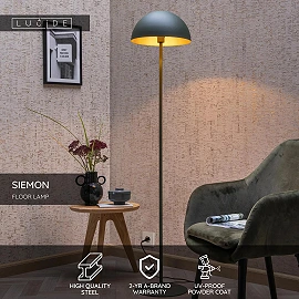 SIEMON floor lamp Ø 35 cm 1xE27 green (Lucide)