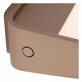 SILVI uzlādējama sienas/galda lampa LED 3,7W kafijas krāsā (Lucide)