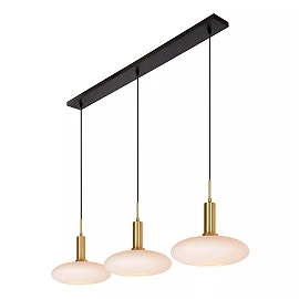 SINGALA Pendant light 3xE27 matt gold / brass (Lucide)