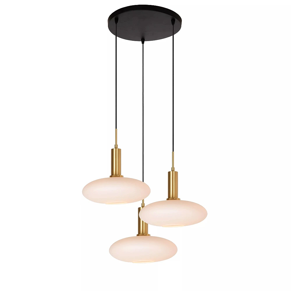 SINGALA Pendant light Ø55 cm 3xE27 matt gold / brass (Lucide)