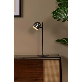 SKANSKA RECH uzlādējama galda lampa LED 1x3 W 3000-6000K pelēka dzelzs (Lucide)