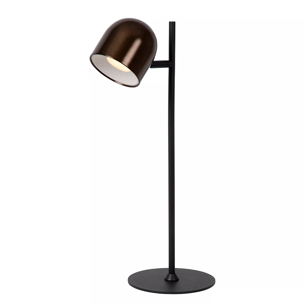 SKANSKA RECH uzlādējama galda lampa LED 1x3 W 3000-6000K kafijas brūna (Lucide)
