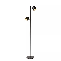SKANSKA stāvlampa LED 2x5 W 3000K melna (Lucide)
