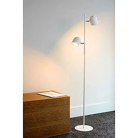 SKANSKA stāvlampa LED 2x5 W 3000K balta (Lucide)