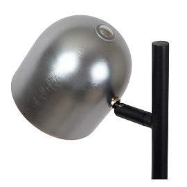 SKANSKA RECH uzlādējama stāvlampa LED 1x3 W 3000-6000K pelēka dzelzs (Lucide)