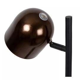 SKANSKA RECH uzlādējama stāvlampa LED 1x3 W 3000-6000K kafijas brūna (Lucide)