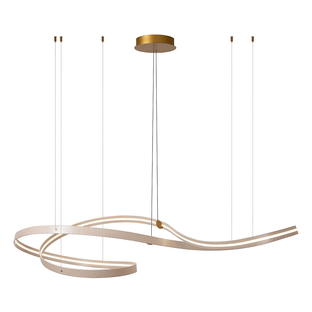 SLALOM pendant light 80W cream (Lucide)