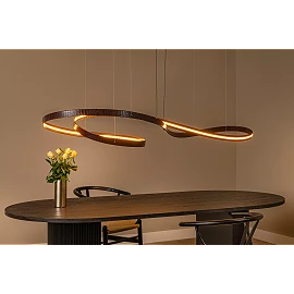 SLALOM pendant light 80W coffee (Lucide)