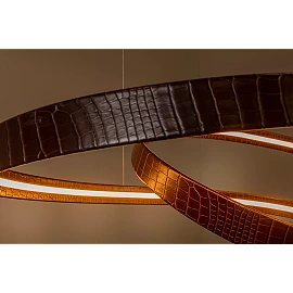 SLALOM pendant light 80W coffee (Lucide)