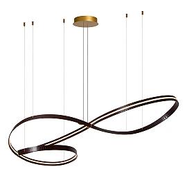 SLALOM pendant light 80W coffee (Lucide)