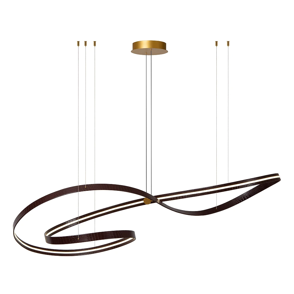 SLALOM pendant light 80W coffee (Lucide)