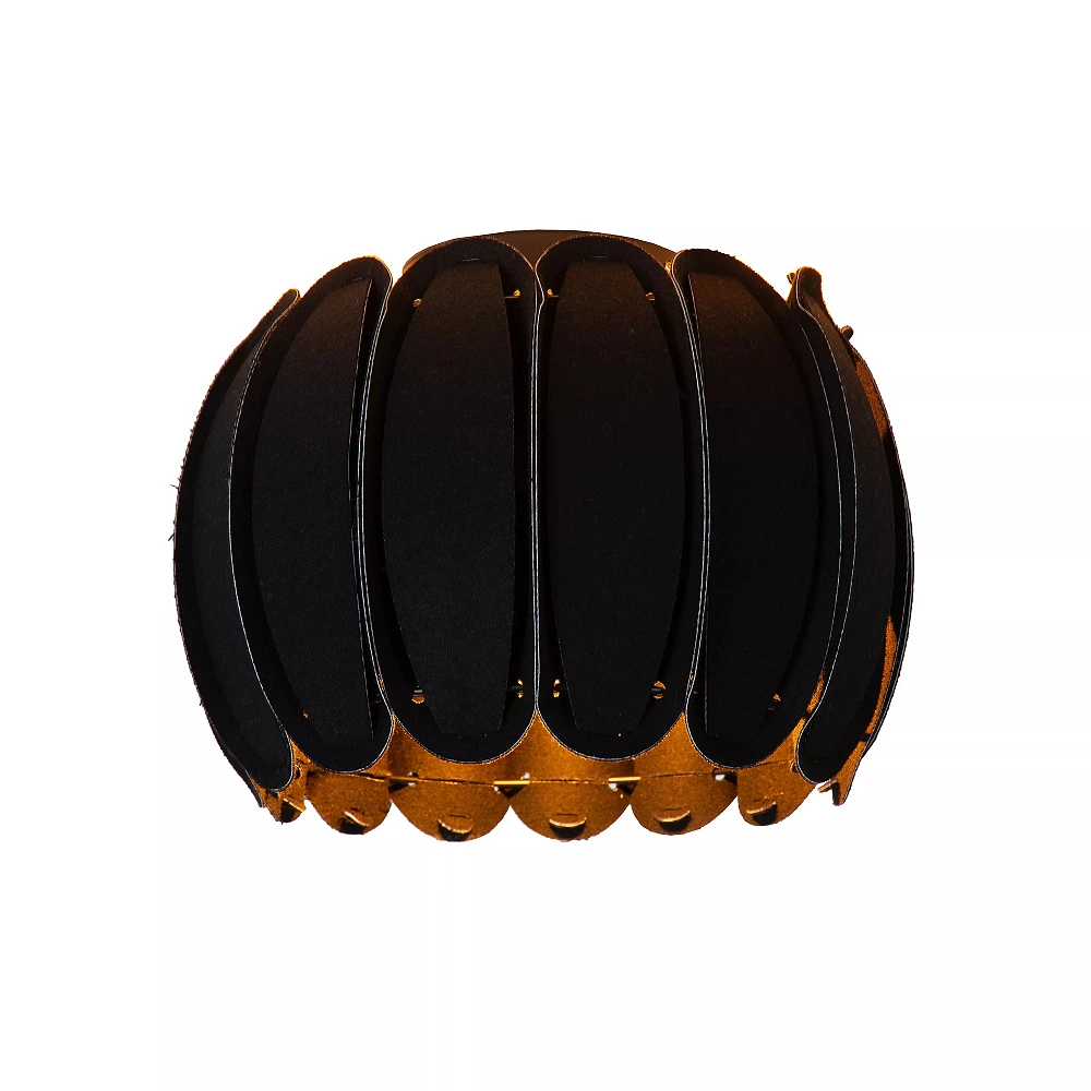 SPENCER Flush ceiling light Ø30 cm 1xE27 black (Lucide)