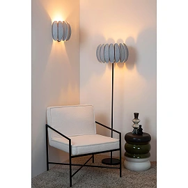SPENCER stāvlampa Ø40 cm 1xE27 40 W pelēka (Lucide)