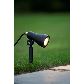 SPIKE garden spotlight 1x5W GU10 black (Lucide)
