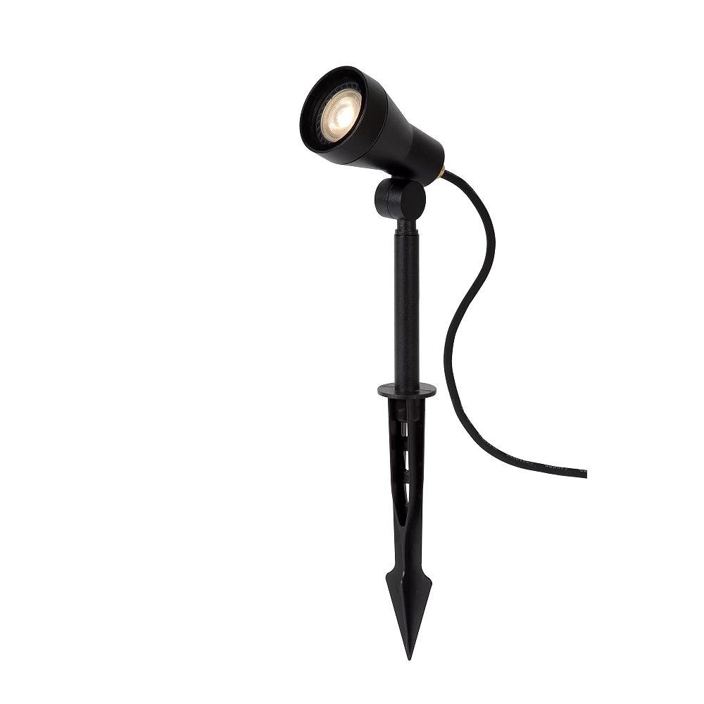 SPIKE garden spotlight 1x5W GU10 black (Lucide)