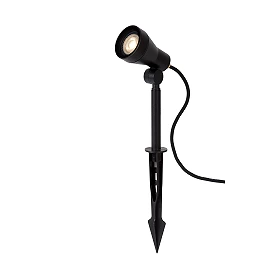 SPIKE garden spotlight 1x5W GU10 black (Lucide)