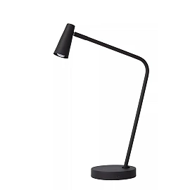 STIRLING rechargeable desk lamp LED 3 W 2700 K black (Lucide)