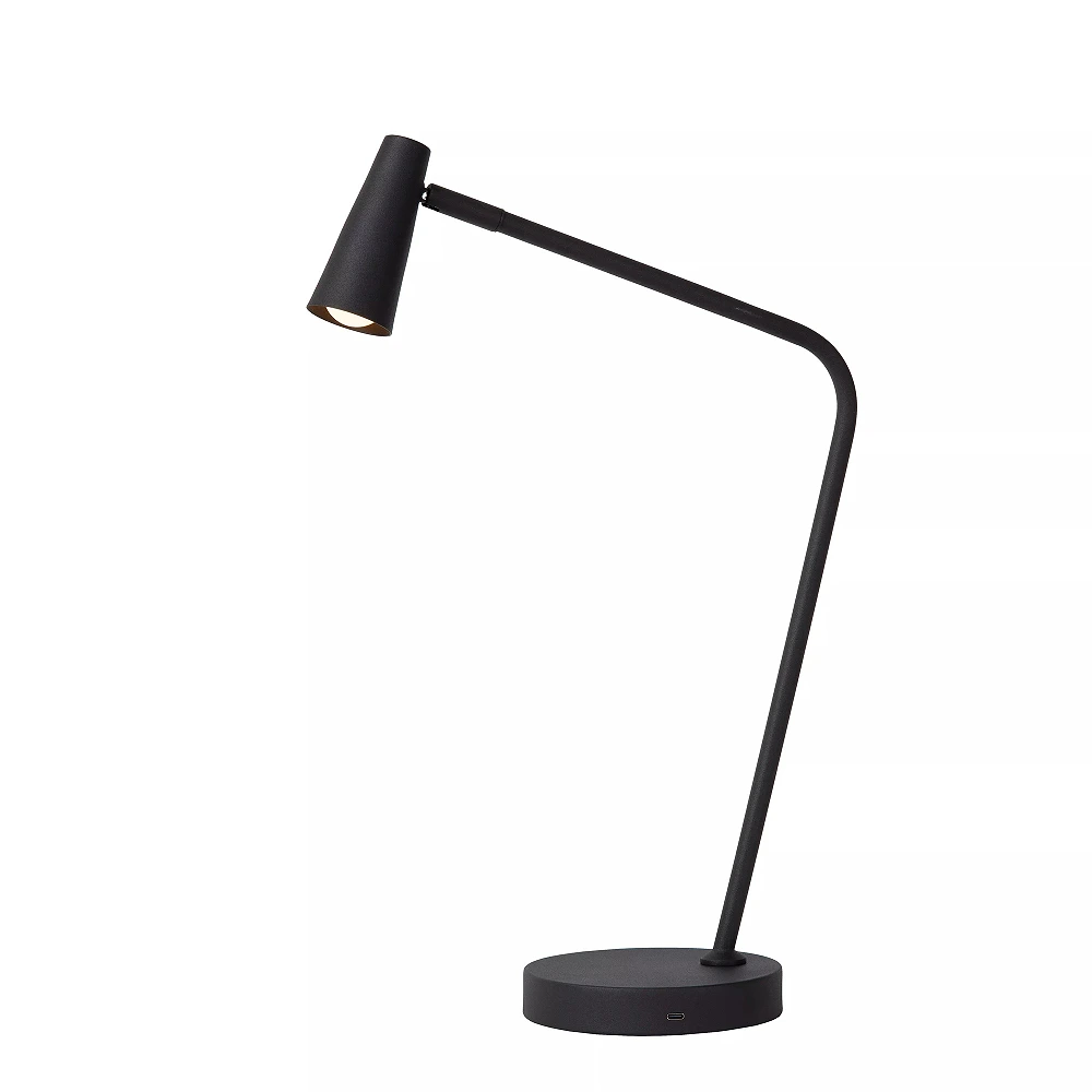 STIRLING rechargeable desk lamp LED 3 W 2700 K black (Lucide)