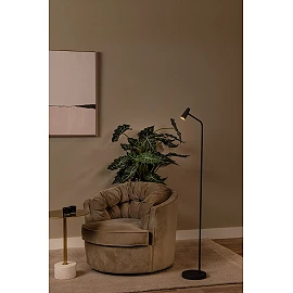 STIRLING rechargeable LED floor lamp 3W 2700K black (Lucide)