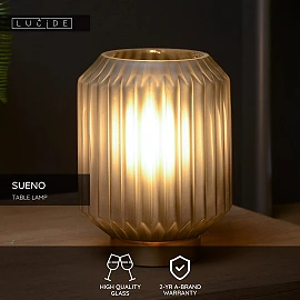 SUENO Table lamp Ø13 cm 1xE14 grey (Lucide)