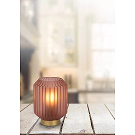 SUENO table lamp Ø13 cm 1xE14 40 W pink (Lucide)