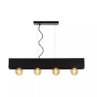SURTUS pendant light 4xE27 black (Lucide)