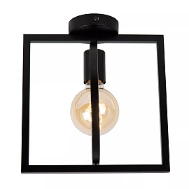 SUUS Flush ceiling light 1x40W E27 Black (Lucide)