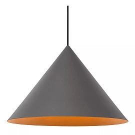 SPITZE Pendant light 3xE27 40W Grey (Lucide)