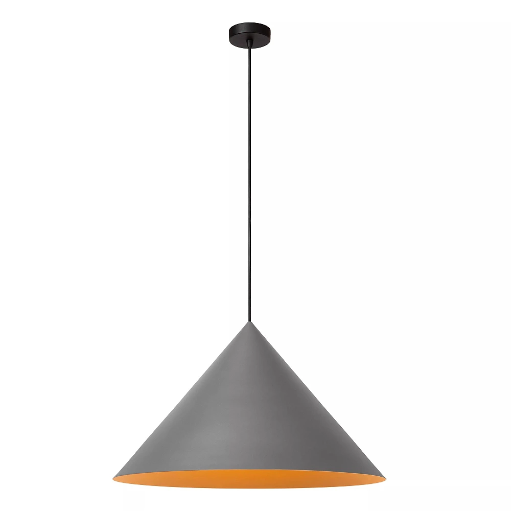 SPITZE Pendant light Ø60 cm 1xE27 40W Grey (Lucide)