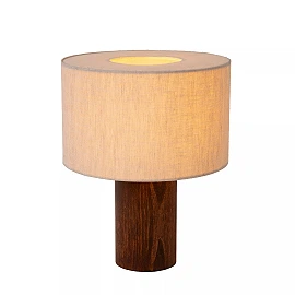 TACHINA galda lampa 27x27 cm 1xE27 dabīga (Lucide)