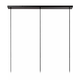 TAGALOG piekaramā lampa Ø40 cm 3 x E27 bambuss/melna (Lucide)
